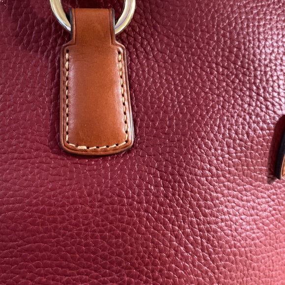 Dooney & Bourke Burgundy Tote Bag - Picture 7 of 13